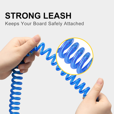 5.5mm/7mm/8mm Guinzaglio per surfboard per accessori di sicurezza e surfboard unisex