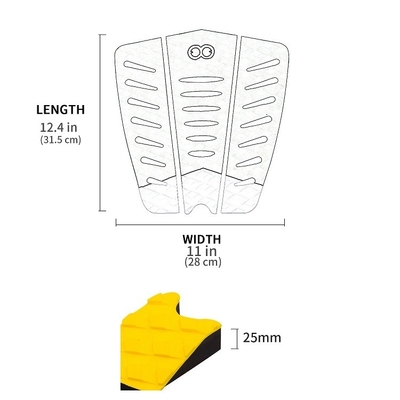 Migliora le tue prestazioni di surf con WOOWAVE Custom Surf Pad Grip Traction Pad Deck