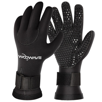 Neoprene a misura impermeabile 3 mm 5 dita Sport acquatici Snorkeling Guanti di canoa