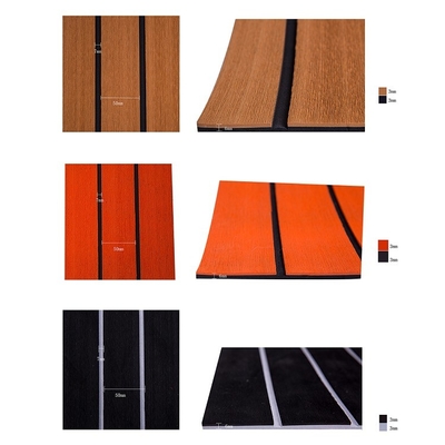 WOOWAVE Custom Design EVA Boat Flooring Coaming Bolster Pads 2400mm*120mm / su misura