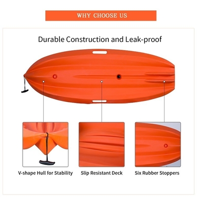WOOWAVE Canoe Kayak Pesca per bambini Pacchetto Dimensione 181*71*24cm Capacità di carico 60kg/132lbs