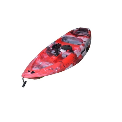 Pedale di plastica Kayak Pesca Single Kayak con sedile Sit-On-Top 2,2M Colore rosso