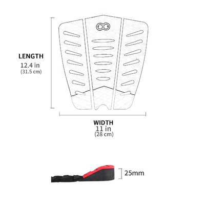 Soft Marine Grade EVA pad di trazione per surfboard in colore Pantone personalizzato per la massima aderenza