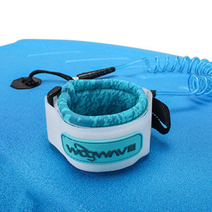 Tavolo da nuoto a guinzaglio a mano da 2,3 pollici Blu Woowave EPS Core Bodyboard per divertimento per adulti