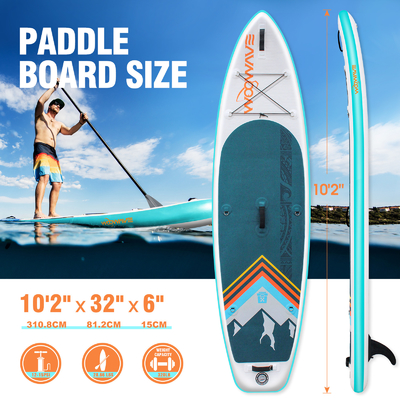 10'2'ISUP Boards Woowave's Design per Laghi Fiumi Leggere e solo 10kg