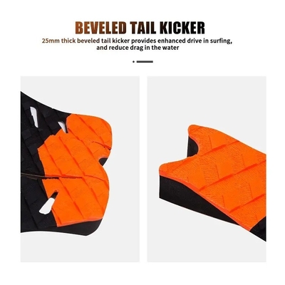 WOOWAVE Knee Board Decking Surfboard Tail Pad con adesivo domestico e schiuma EVA