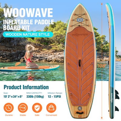 Tavolo da padella gonfiabile per surf in acqua con peso di 13,49 kg
