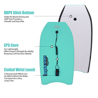 Bodyboard per surf professionistico con colore personalizzato e logo Board Spessore 2,20 pollici