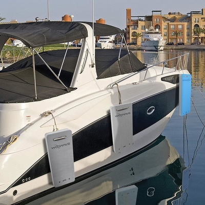 20' Custom EVA Flat Port Marine Rubber Fender per Laghi Fiumi Accessori per corde di nylon