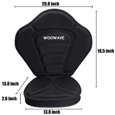 1.72 kg Peso del pacchetto WOOWAVE Sedile da paddleboard Sedile da barca da pesca con borsa