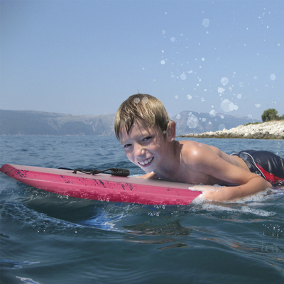 41 Inch Kids Swim Surfboard Corpo rosa Corpo con guinzaglio EPS XPE Materiale HDPE