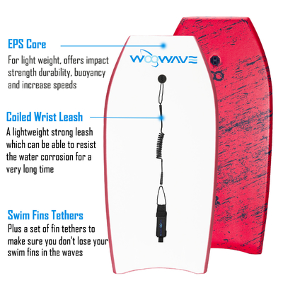 WOOWAVE Tavole da surf professionali EPS Core Disegni personalizzati Tavole di schiuma per adulti