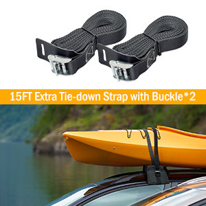 Borsa portatile inclusa Capacità di carico 65 kg EVA Universal Fit Roof Rack Pad per kayak