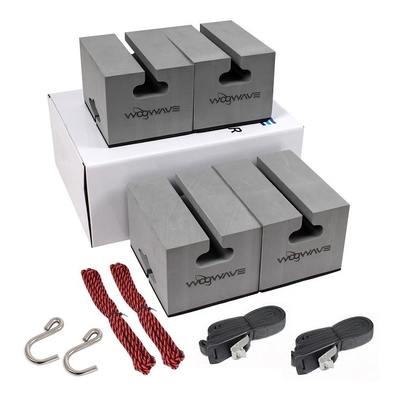 Kit universale di blocchi di schiuma morbida per kayak Canoe Carrier Roof Racks Surfboards Compatibile
