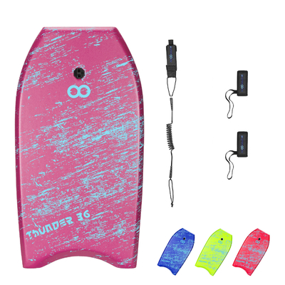 Corpiera in schiuma da 36' con guinzaglio e pinna per principianti Livello 1.42lbs Professional WOOWAVE