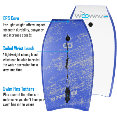 Woowave Custom Design EPS Bodyboard XPE Shortboard Body Board per il surf