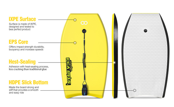 Peso leggero 6 piedi 37' 'boardboard di surf di schiuma corpo per piscina e oceano 1.8lbs peso di tavola