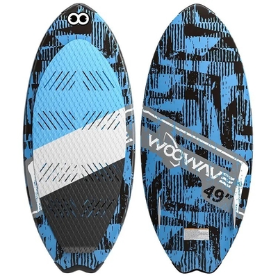 Tavolo da surf in fibra di carbonio personalizzato da 125,5*52cm per bambini e adulti Woowave OEM/ODM