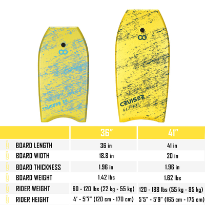 41' Tavole da surf per adulti Tavola Peso 1,62lbs Tavola Spessore 1,96 pollici Disegno personalizzato