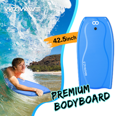 Bodyboard leggero con guinzaglio da surf 22,5 pollici di larghezza 3,95 libbre di peso