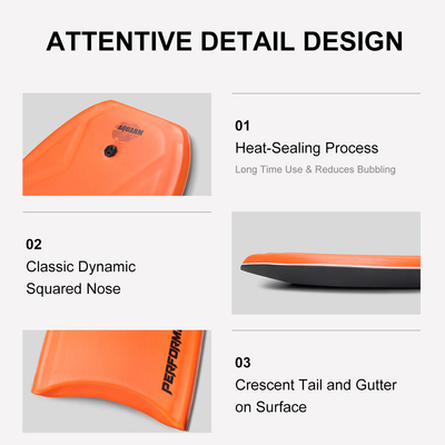 Bodyboard maschile da 42,5 pollici con core di PE Professional Surfing Essential